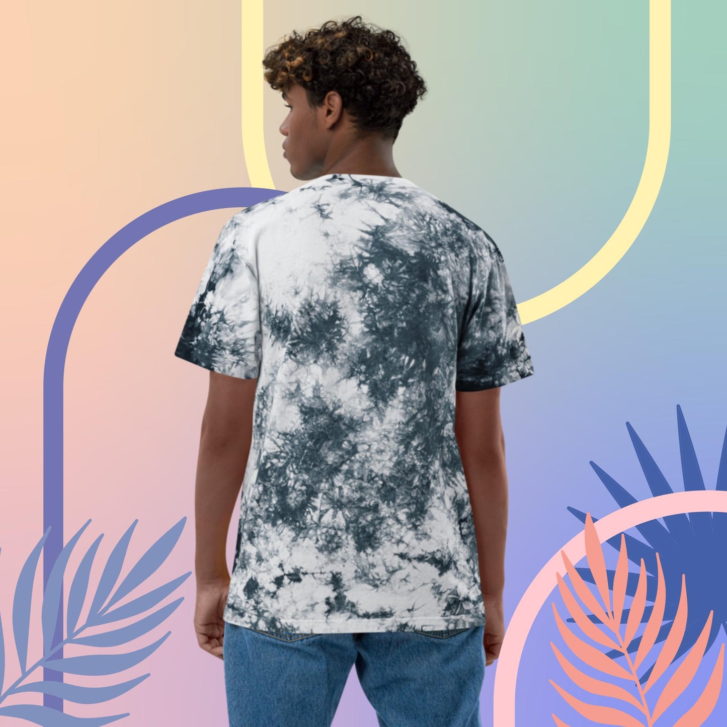 Oversized tie-dye t-shirt