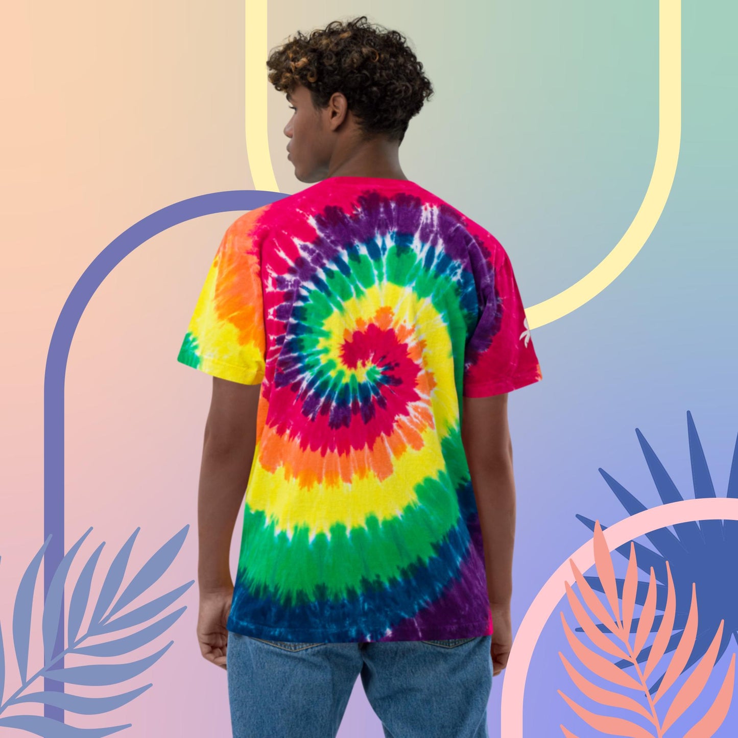 Oversized tie-dye t-shirt