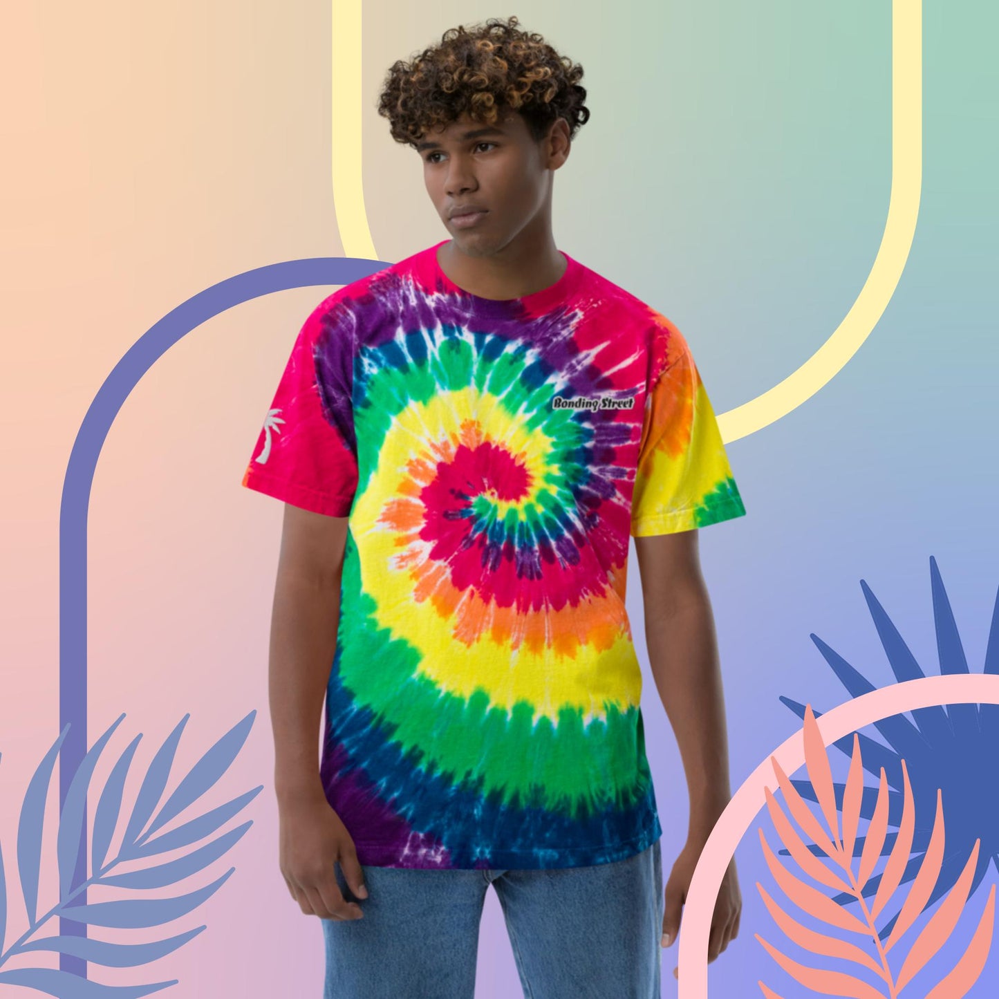 Oversized tie-dye t-shirt