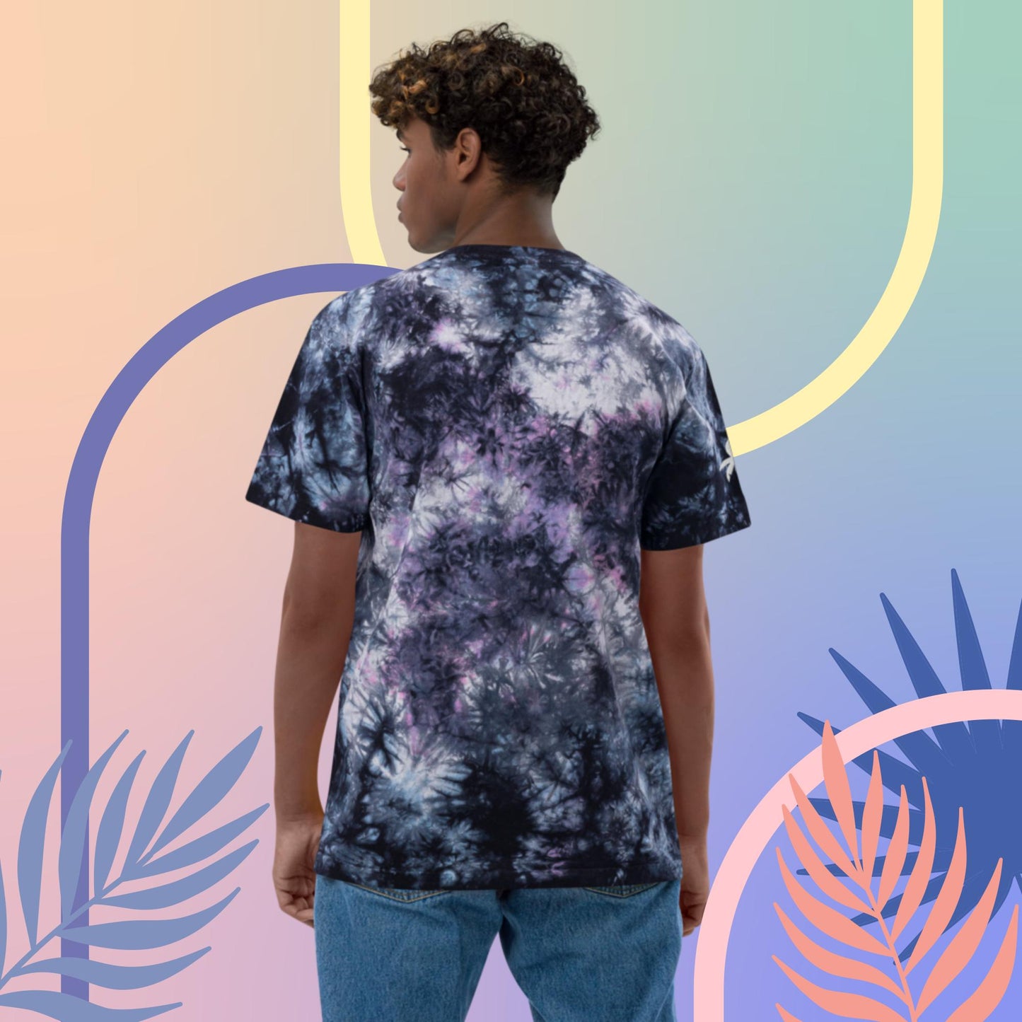 Oversized tie-dye t-shirt