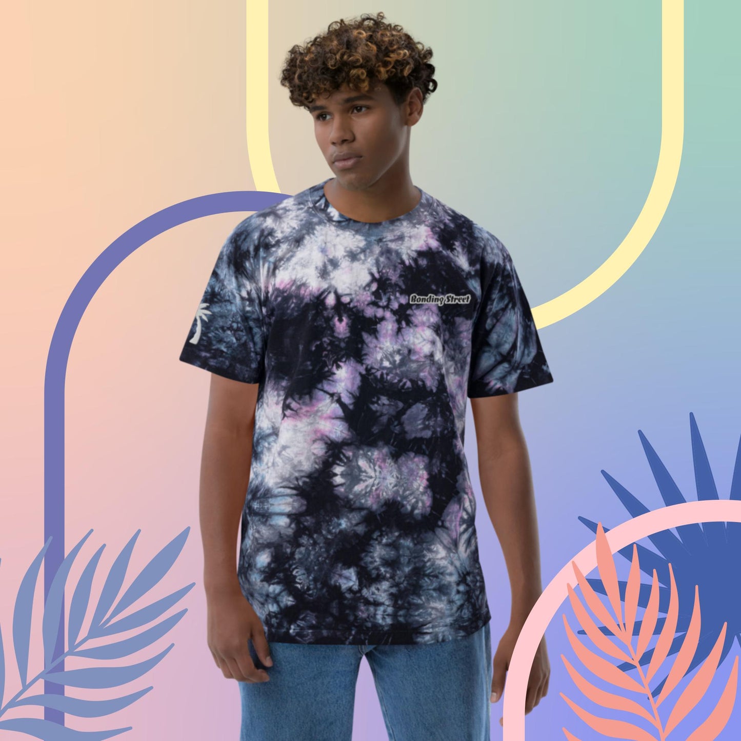 Oversized tie-dye t-shirt