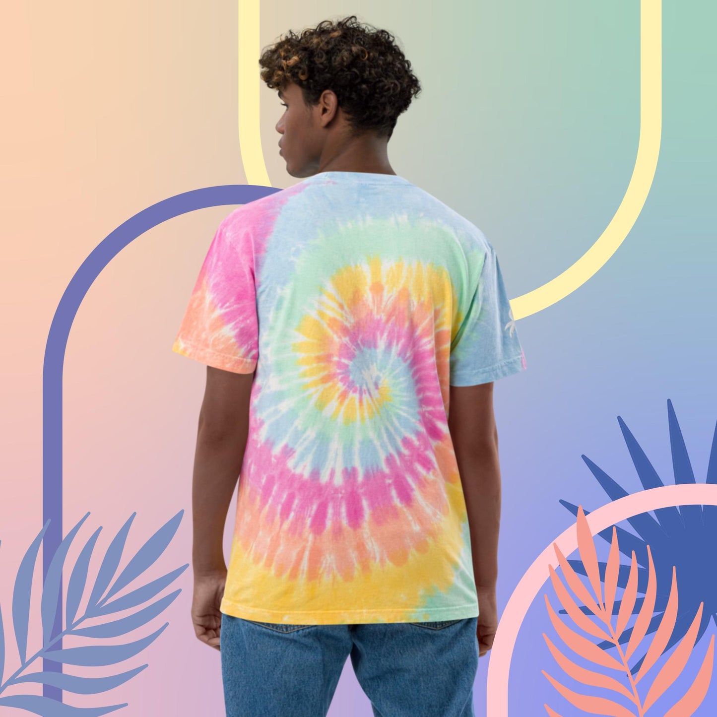 Oversized tie-dye t-shirt