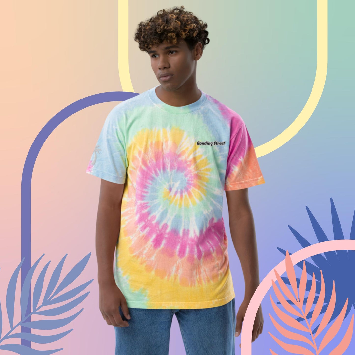 Oversized tie-dye t-shirt